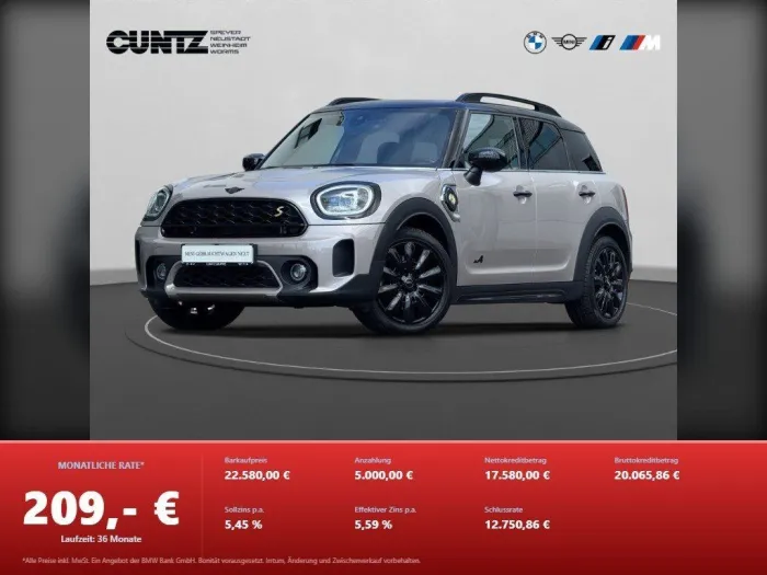 MINI Cooper SE Countryman Classic Trim Rückfahrkamera