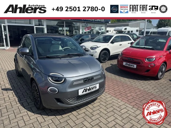 Fiat 500e Cabrio La Prima By Bocelli+NAVI+JBL+LEDER+A