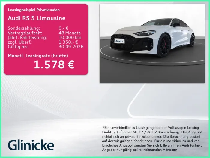 Audi RS 5 Limousine RS-Abgas LED LM 21