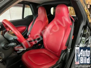 Smart Cabrio BRABUS Tailor Made Leder rot Kamera Pione