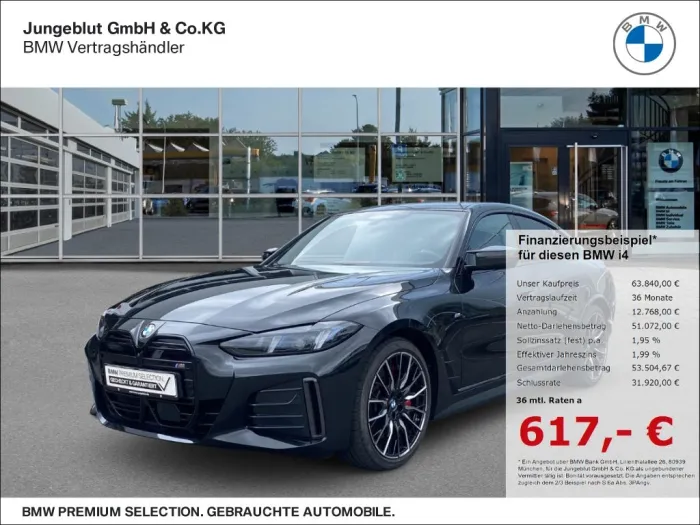 BMW i4 M60 xDrive Gran Coupe M Sport Pro AHK/Glasdac