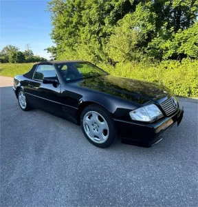 Mercedes-Benz SL 500 SL 040 Schwarz mit Ha...