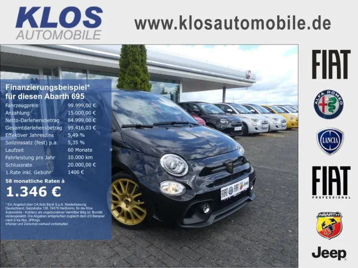 Abarth 695 75 ANNIVERSARIO 1.4 TJET 180PS NAVI CARPLAY 