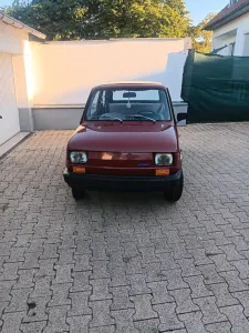 Fiat 126, Rosso Scuro, Originalbehalten, f...