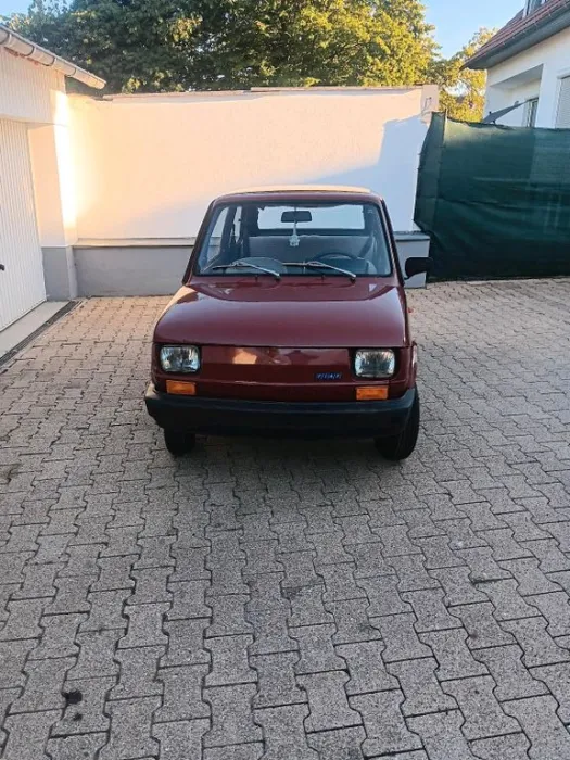Fiat 126, Rosso Scuro, Originalbehalten, f...