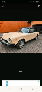 Fiat spider DS mit neuem Dach