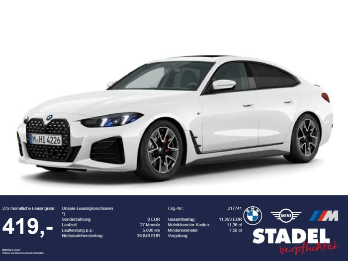 BMW 420d Gran Coupé M Sport Pro ACC DriveAssist 360°