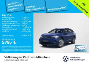 Volkswagen ID.4 Pro AHK WärmePu CCS LED Navi ParkAssist+ Re