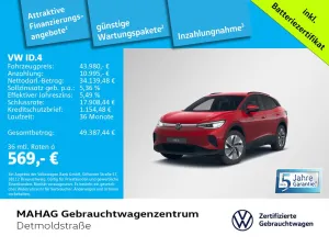 Volkswagen ID.4 Pro 210 kW AHK WärmePu CCS IQ.Light Navi Pa