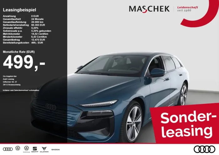 Audi A6 e-tron Avant S line perf. 270kw Memory AHK 36
