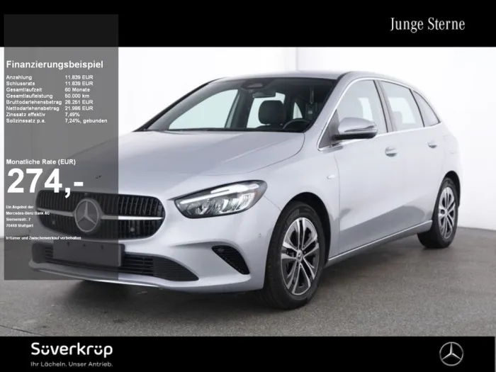 Mercedes-Benz B 250 e , PROGRESSIVE AHK KAMERA SPUR STANDH PDC