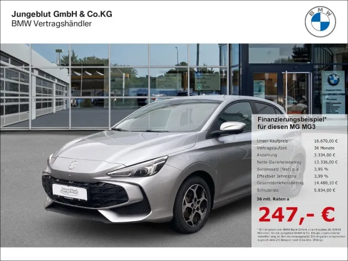 MG3 Hybrid+ Luxury  ACC/Lenkrad&Sitzhg./LED-Sche