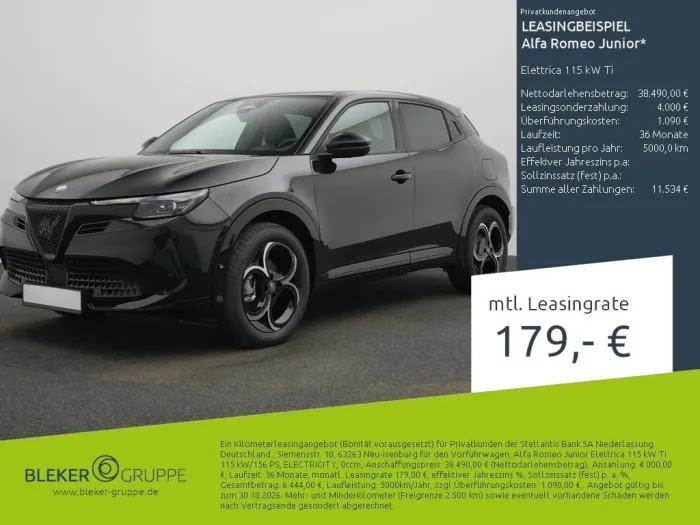 Alfa Romeo Junior Elettrica 115 kW Ti