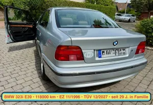 BMW 523i E39 - 118.000 km - EZ 11/96, unfallfrei