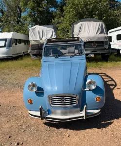 Citroën 2CV  Blaue Ente im Originalzustan...