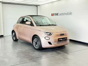 Fiat 500e Cabrio 42 kWh CarPlay Cam Rose Gold