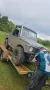 Suzuki SJ413 Offroader und Trailer. Auch e...