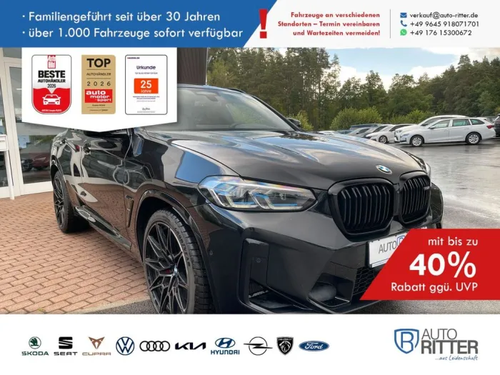 BMW X4 M Competition Pano+H&K Sound+Laser+Lenkrad...
