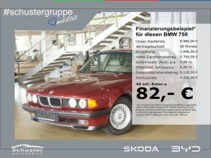 BMW 750 i Autom Liebhaberfahrzeug Klimaaut Schiebed.