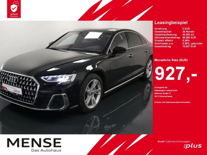Audi A8 50 TDI quattro tiptronic -Matrix-Luft-Pano-LM
