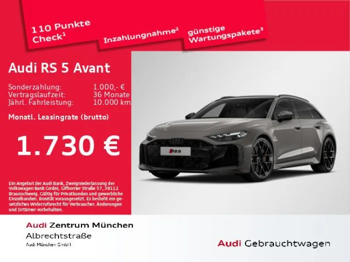 Audi RS 5 Avant 470 kW tiptronic