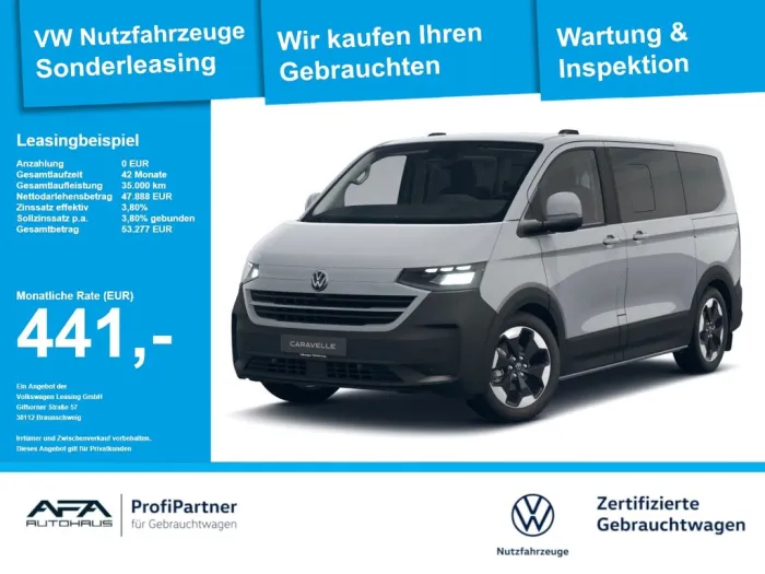 Volkswagen T7 e-Caravelle PanAmericana LED*AHK*Navi*RFK