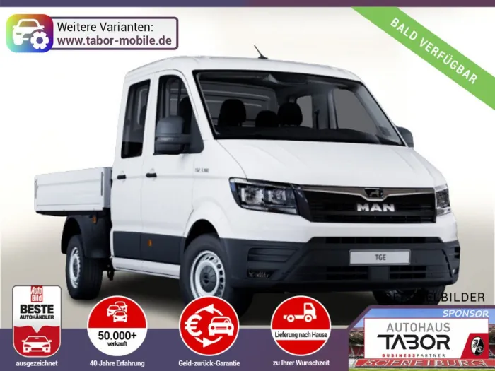 MAN TGE Pritsche DoKa 2.0 TDI 177 Aut. 4M UVP-40%*