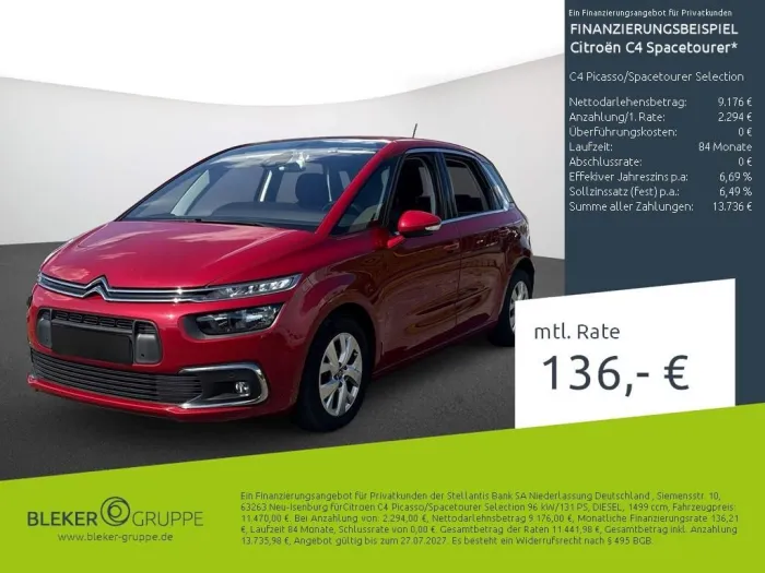Citroën C4 SpaceTourer C4 Picasso/Spacetourer Selection