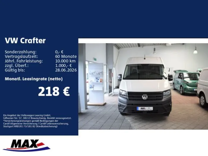 Volkswagen Crafter 35 Kasten HD LR 2.0 TDI 103 kW KLIMA PDC