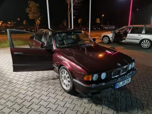 BMW E32 740i Brokatrot Metallic  H Zulassung
