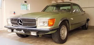 Mercedes-Benz 350 SLC Scheckheft, 1. Lack 1. Unterbodenschutz 