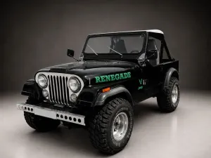 Jeep Wrangler CJ7 Renegade, V8, H-Zulassung