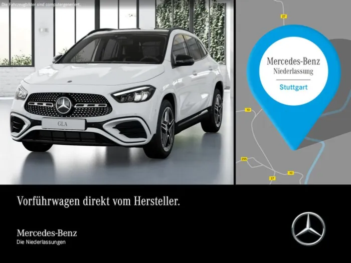Mercedes-Benz GLA 220 4M AMG+NIGHT+PANO+AHK+LED+KAMERA+19