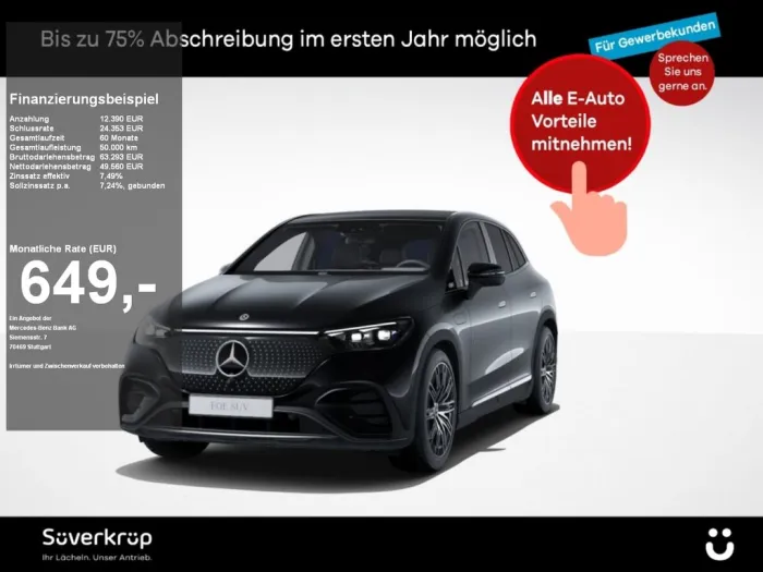 Mercedes-Benz EQE 350 4M SUV AMG BURM NIGHT PREMIUM MEMO 360
