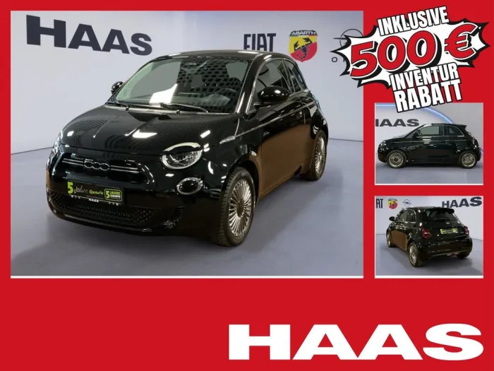 Fiat 500 e Base Allwetter Klimaautomatik Carplay
