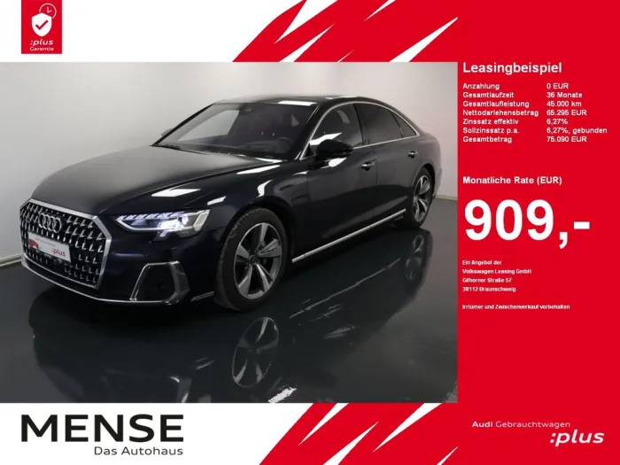 Audi A8 50 TDI quattro -Matrix-Luft-Pano-ACC-STH-HUD