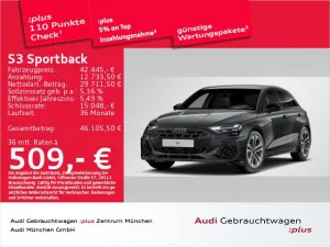 Audi S3 Sportback TFSI S tronic Matrix/Navi+