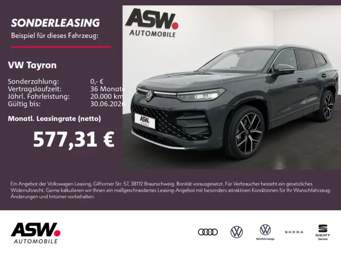 Volkswagen Tayron R-Line 2.0 TDI 4MOTION DSG AHK Pano