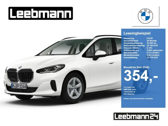 BMW 220i Active Tourer AHK/RFK Finanzierung ab 0,49%