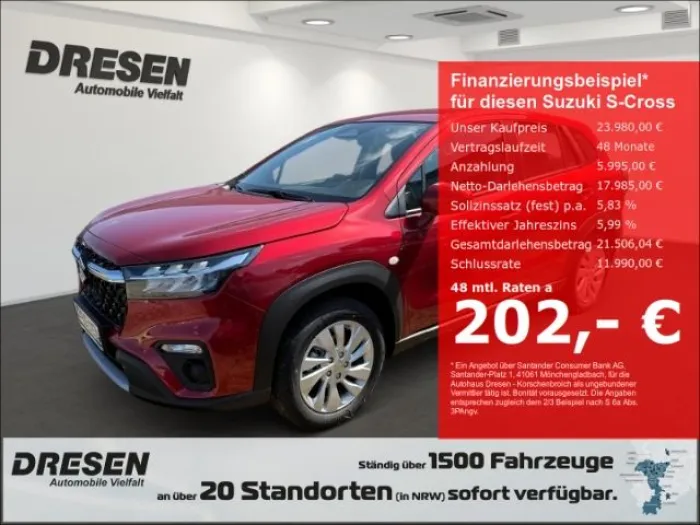 Suzuki S-Cross 1.4 6MT Edition (95 kW 129 PS), Euro 6e