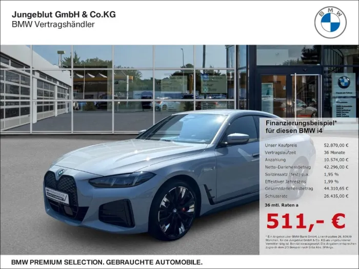 BMW i4 eDrive40 Gran Coupe M Sport Pro Lenkrad&Sitzh