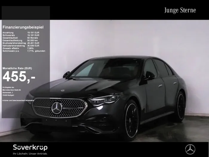Mercedes-Benz E 300 e , AMG BURM NIGHT MEMO 360 AHK DISTR SPUR