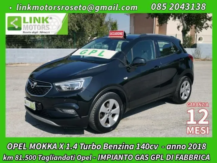 Opel OPEL Mokka X 1.4 Turbo GPL Tech 140CV 4x2 Busine