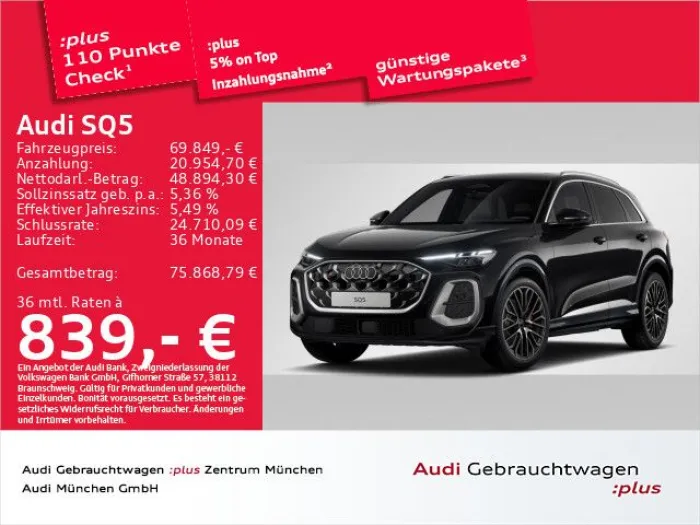 Audi SQ5 TFSI S tronic Luftfed/Pano/21