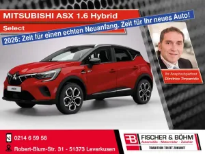 Mitsubishi ASX 1.6i Hybrid Select