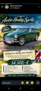 MINI Kleiner Austin Healy Sprite ( H)
