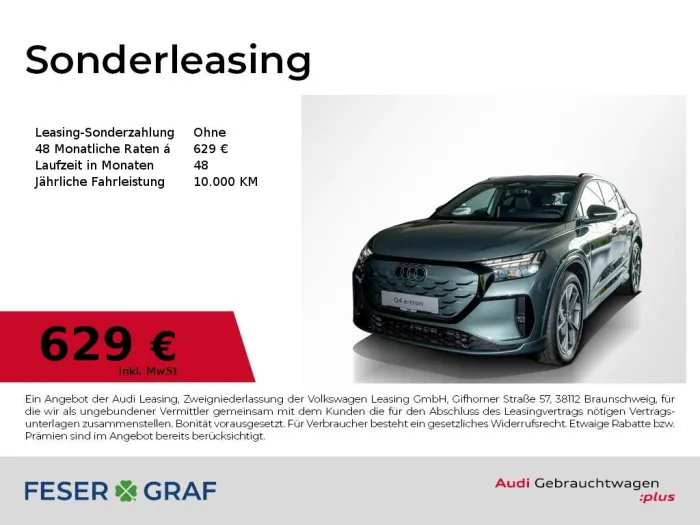 Audi Q4 SUV perf. 2x S line/Tech+/HuD/SONO/20