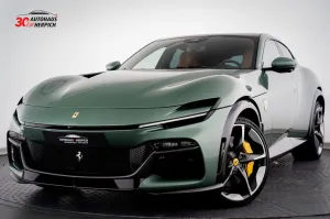 Ferrari Purosangue V12 VERDE DORA PANO Lift Massage