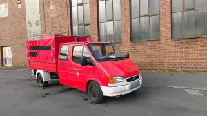 Ford Transit MK4 Doka Feuerwehr Pritsche H...