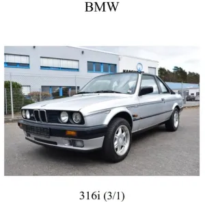 BMW 316i E30 Baur Hardtop-Cabriolet 1.Hand H-Abnahme